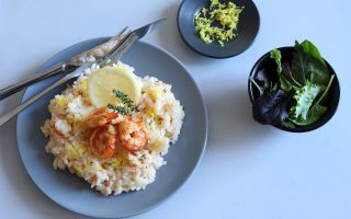 Risotto gamberi e limone