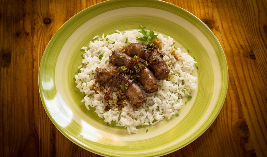 Risotto radicchio e salsiccia