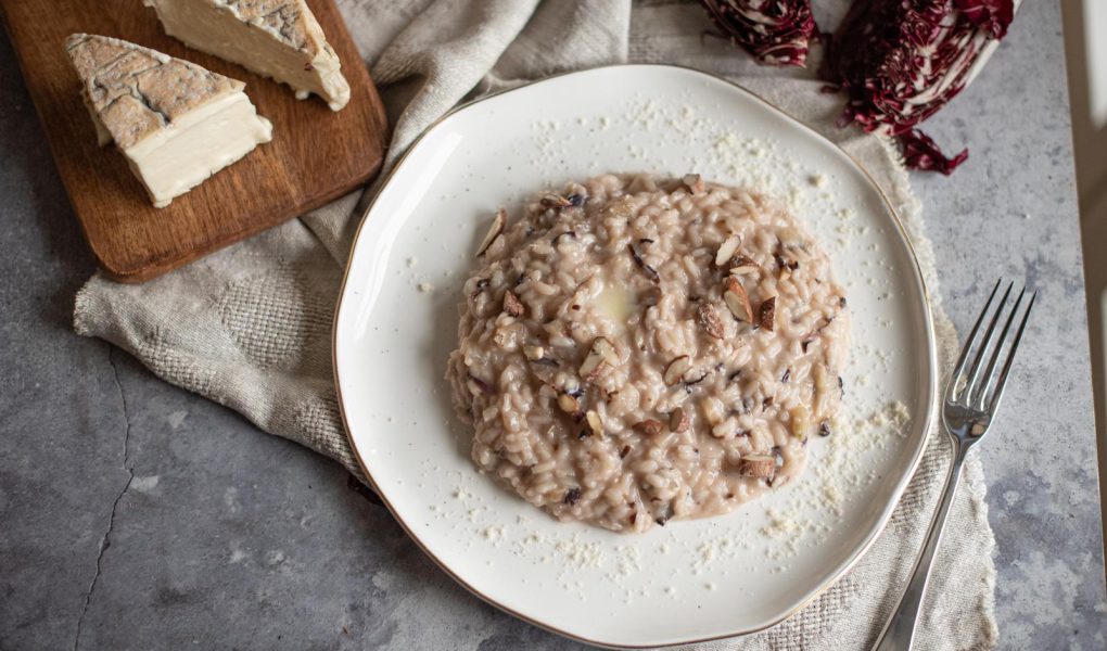 Risotto radicchio e taleggio