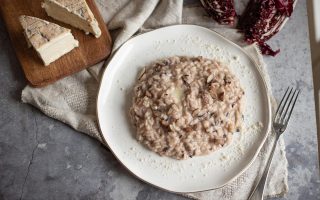 Risotto radicchio e taleggio
