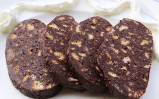 Salame di cioccolato senza uova