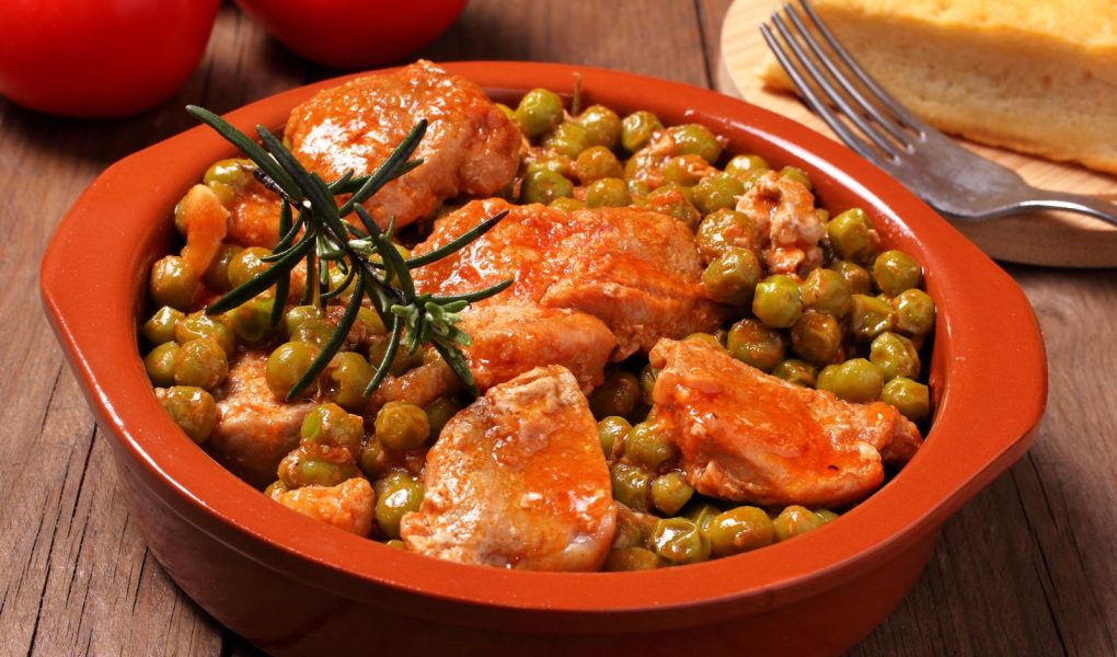Spezzatino con piselli