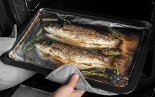 Spigola al forno