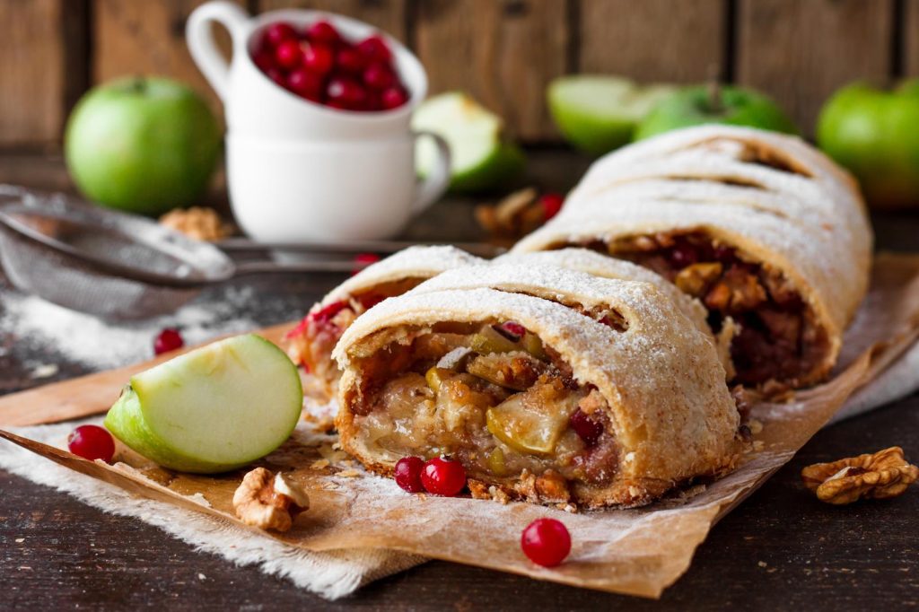Strudel di mele con pasta sfoglia