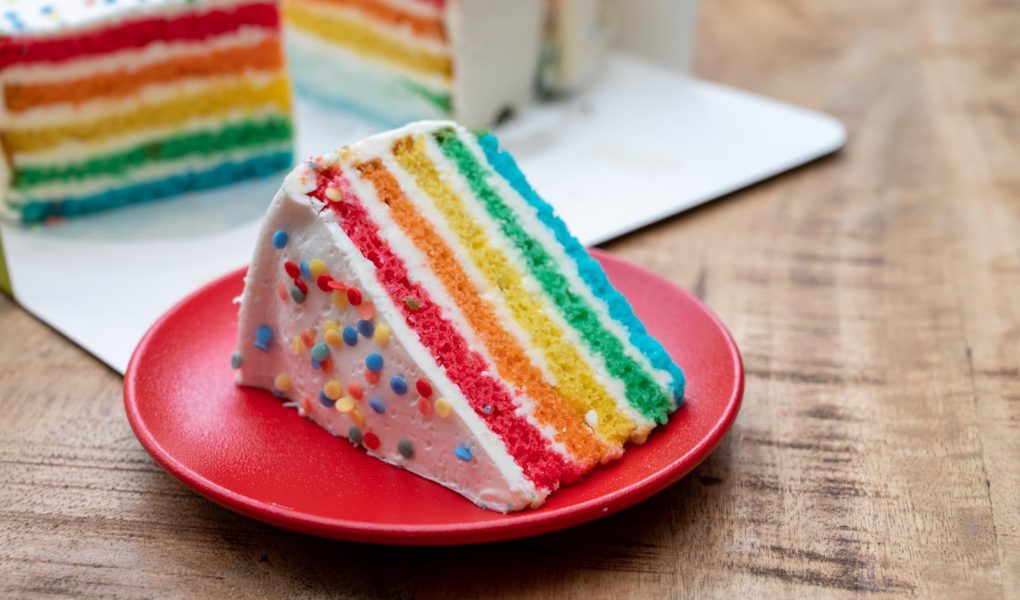 Torta arcobaleno