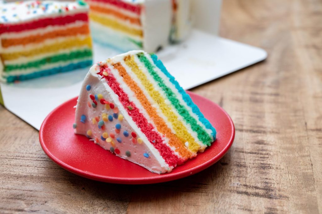 Torta arcobaleno