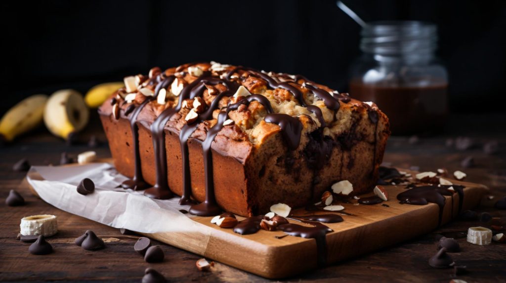 Torta banane e cioccolato