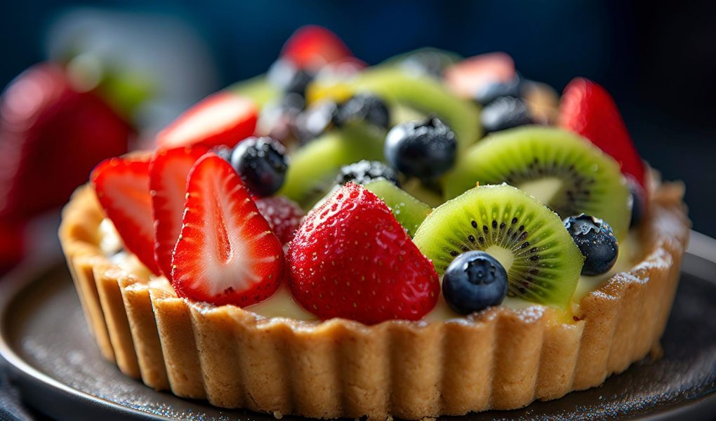 Torta con crema pasticcera