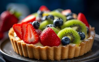 Torta con crema pasticcera