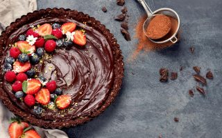 Torta con uova di Pasqua
