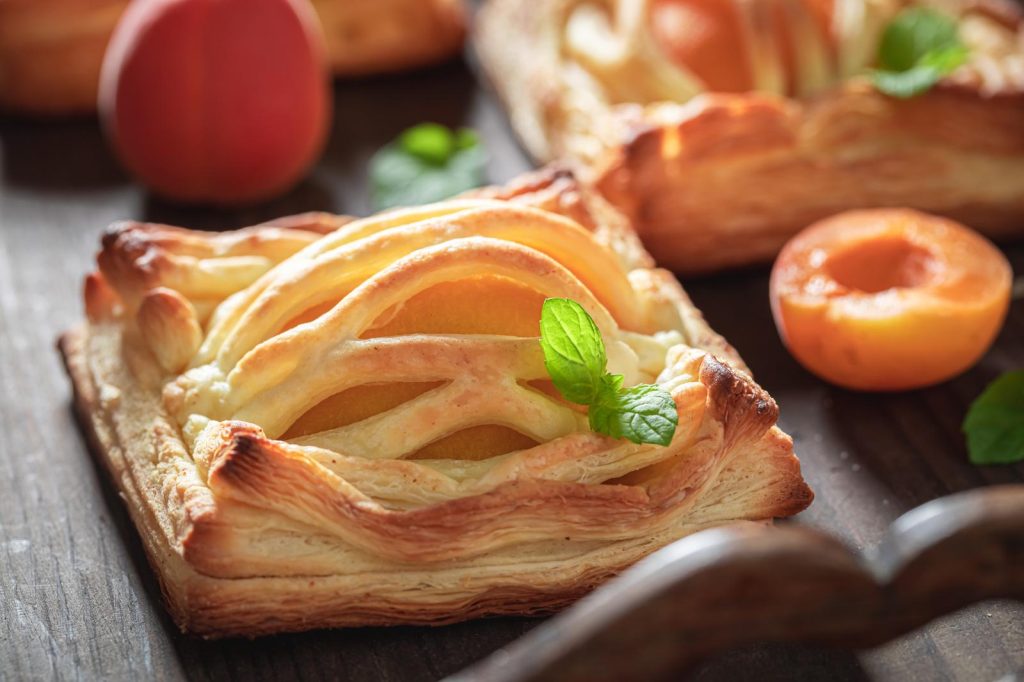 Torta di pesche