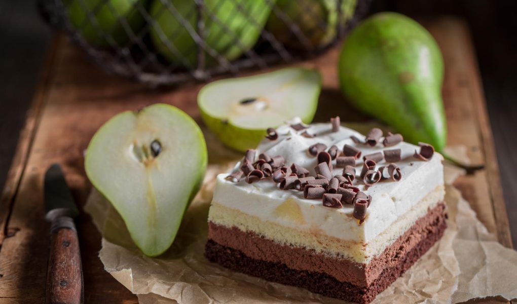 Torta pere e cioccolato