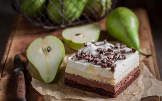 Torta pere e cioccolato