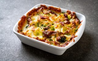 Torta salata prosciutto e formaggio