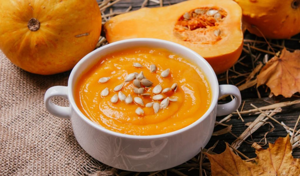 Vellutata di zucca e carote