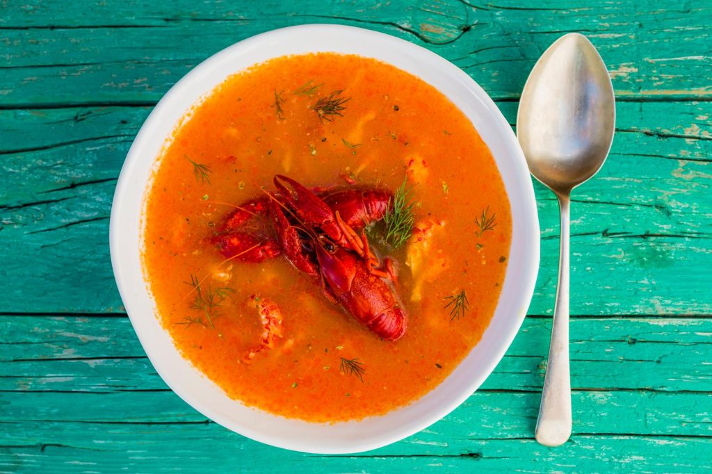 Zuppa di pesce senza spine