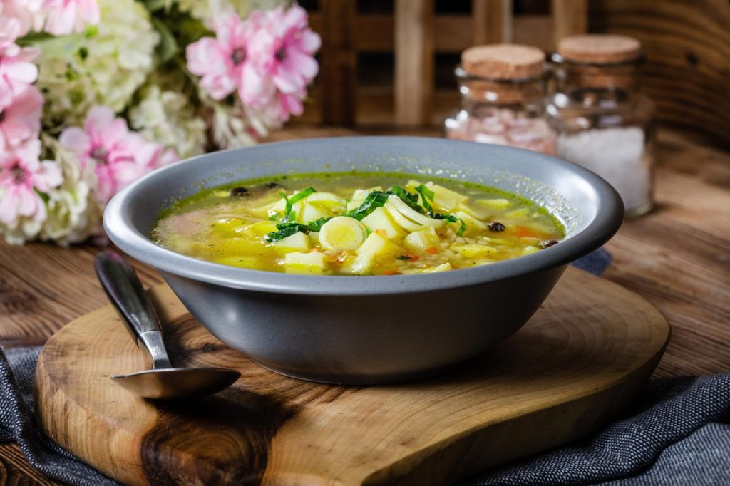 Zuppa di porri e patate